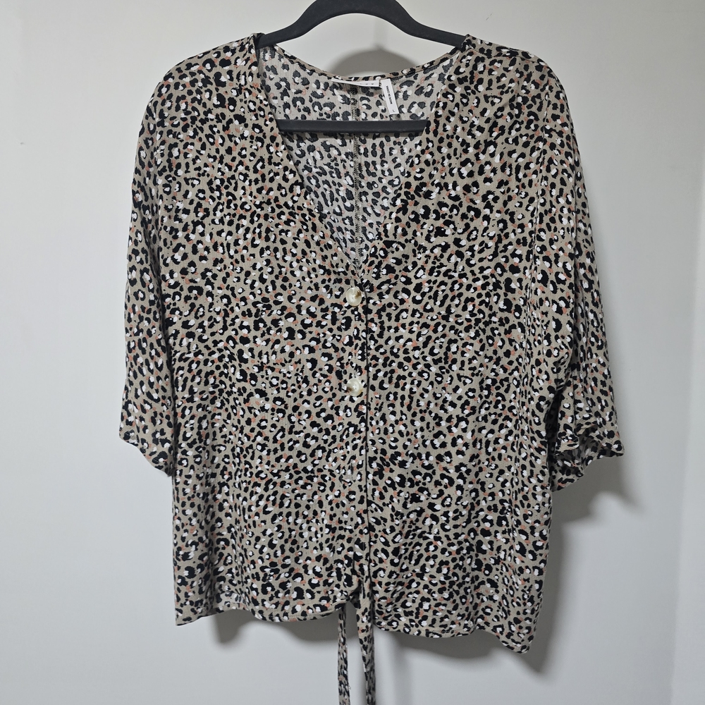 Leopard Print Women's Top